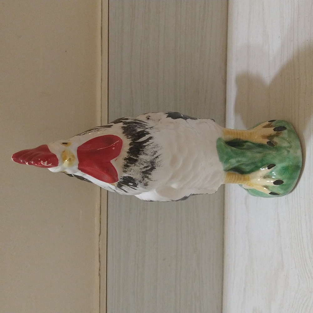 Vintage Lefton Ceramic Hand Painted Rooster - Picture 2 of 8